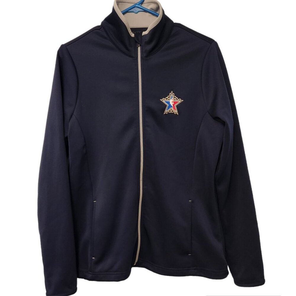 Antigua Jacket Black 2021 NBA All-Star Game Logo Full-Zip Womens‎ Medium